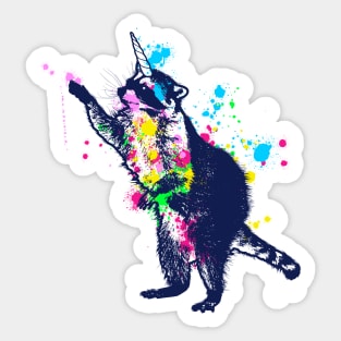 Uniccoon Sticker